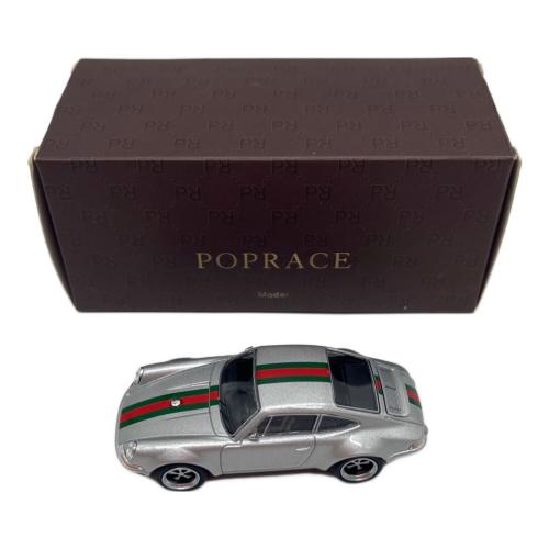 POP RACE (ポップレース) Singer 964 Metallic Grey Classic ミニカー 1/64