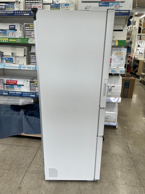 SHARP (シャープ) 3ドア冷蔵庫 SJ-PW37R-W 2026年製 374L