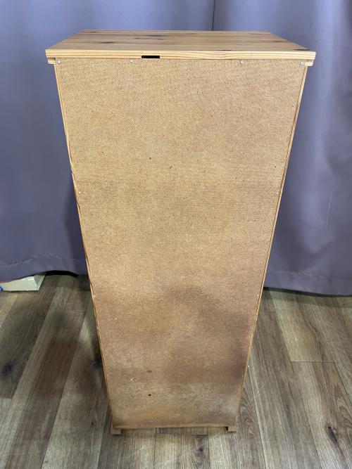 IKEA (イケア) 5段チェスト 廃盤品 幅:約40㎝ ブラウン LEKSVIK