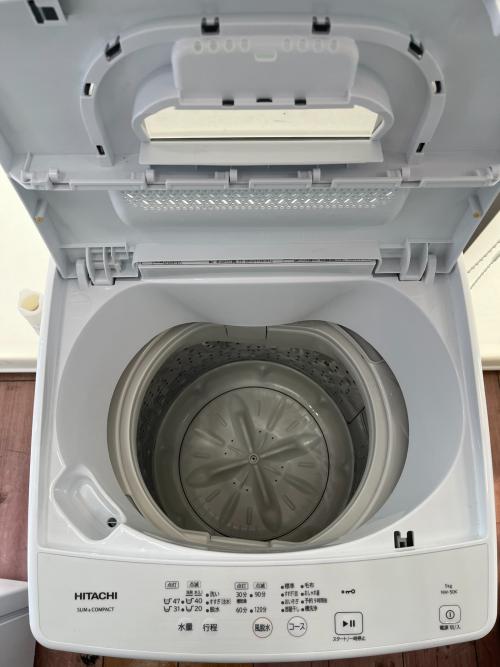 HITACHI (ヒタチ) 全自動洗濯機 NW-50K 2024年製 動作確認済み