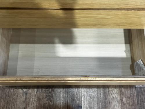 無印良品 (ムジルシリョウヒン) ミドルチェスト 幅:約88㎝ ナチュラル 木製チェスト4段・オーク材