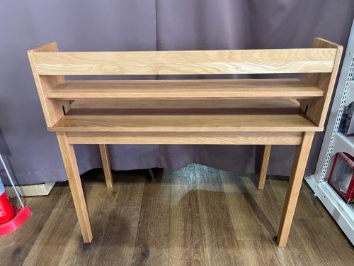 無印良品 (ムジルシリョウヒン) デスク 幅:約110㎝ ナチュラル 木製デスク・オーク材