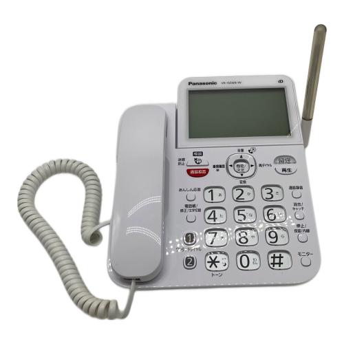 Panasonic (パナソニック) 電話機 VE-GD69-W