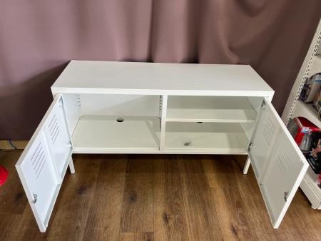 IKEA (イケア) キャビネット 鍵付き・棚板1枚欠品 ホワイト PS