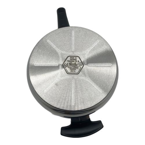 Fissler (フィスラー) 圧力鍋 21-643-04 蒸し器付 PSCマーク(圧力鍋)有