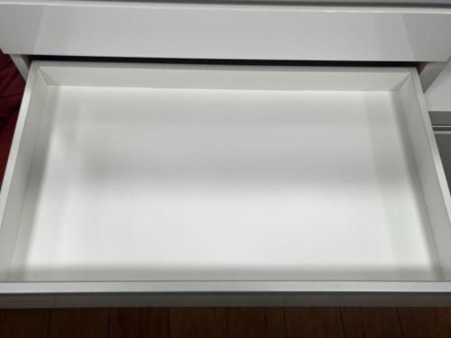 ニトリ キッチンカウンター 幅:約120㎝ ホワイト レジューム