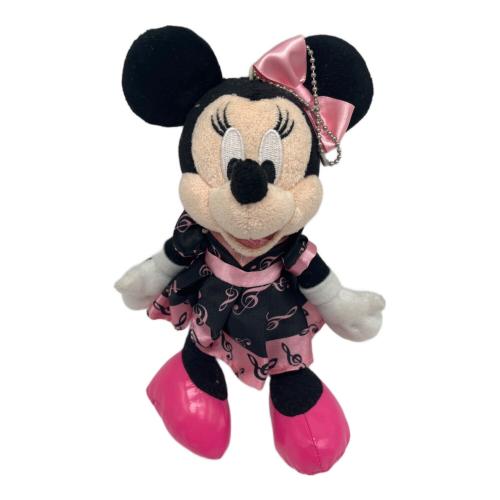 DISNEY (ディズニー) ミニー ヌイグルミ ドレス ブラック×ピンク・ぬいば ビックバンドビート