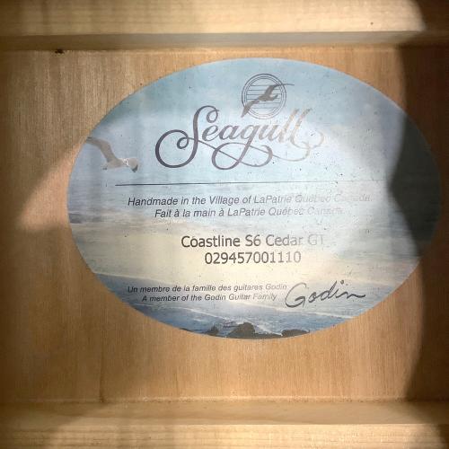 Seagull (シーガル) アコースティックギター Coastline S6 Ceder GT