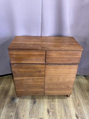 無印良品 (ムジルシリョウヒン) キャビネット 幅:約90㎝ ブラウン 廃盤品