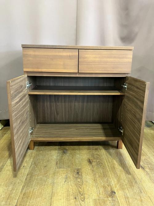 無印良品 (ムジルシリョウヒン) キャビネット 幅:約90㎝ ブラウン 廃盤品