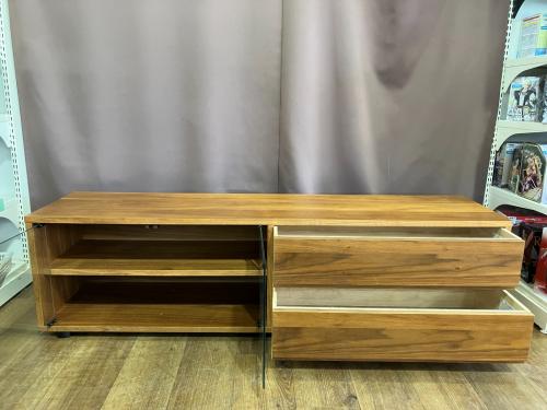 無印良品 (ムジルシリョウヒン) テレビボード 廃盤品 幅:約160㎝ ブラウン