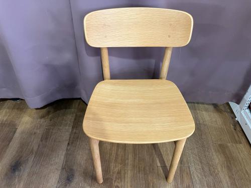 無印良品 (ムジルシリョウヒン) ダイニング5点セット ラウンジチェア4脚 幅:約140㎝ ナチュラル