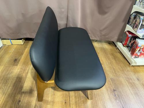 ニトリ ベンチダイニング４点セット WN-MBR 幅:約160㎝ ブラウン×ブラック リラックス
