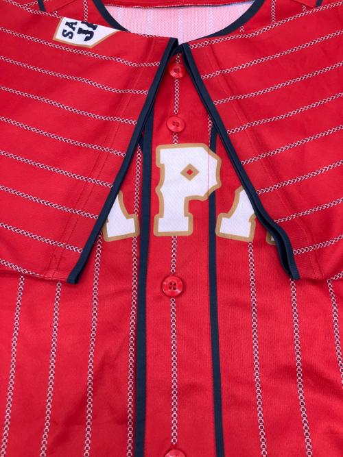 日本代表(侍ジャパン) (ニホンダイヒョウ(サムライジャパン)) 野球ユニフォーム 2121A299 メンズ SIZE L レッド