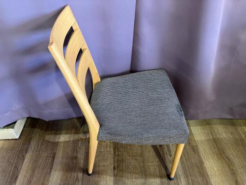 karimoku (カリモク) ダイニング5点セット テーブル：DU4700 チェア：CT61 ※ナメたネジ有 幅：135cm ナチュラル×グレー