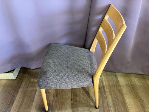 karimoku (カリモク) ダイニング5点セット テーブル：DU4700 チェア：CT61 ※ナメたネジ有 幅：135cm ナチュラル×グレー