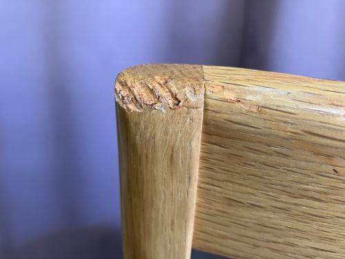 karimoku (カリモク) ダイニング5点セット テーブル：DU4700 チェア：CT61 ※ナメたネジ有 幅：135cm ナチュラル×グレー