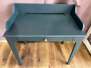 IKEA (イケア) ライティングデスク 廃盤品 ダークブルーグリーン LOMMARP