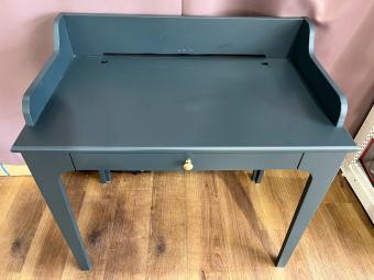 IKEA (イケア) ライティングデスク 廃盤品 ダークブルーグリーン LOMMARP