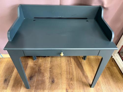 IKEA (イケア) ライティングデスク 廃盤品 ダークブルーグリーン LOMMARP