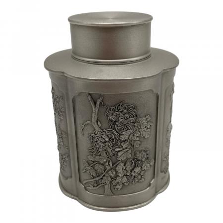  Selangor ロイヤルセランゴル 茶筒 ROYAL SELANGOR (ロイヤルセランゴール) 茶筒 シルバー｜トレファクONLINE