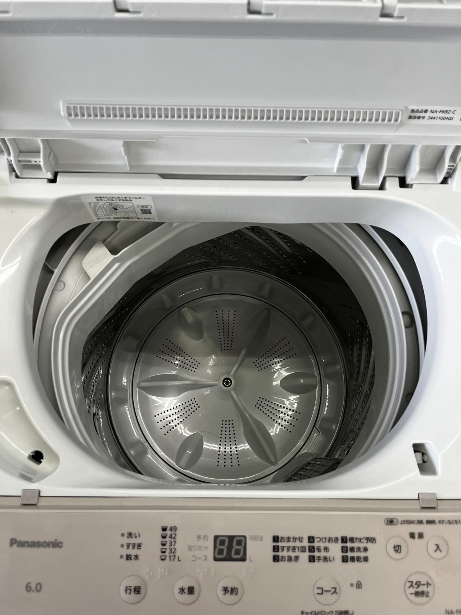 Panasonic (パナソニック) 全自動洗濯機 NA-F6B2 2024年製 95 【7280