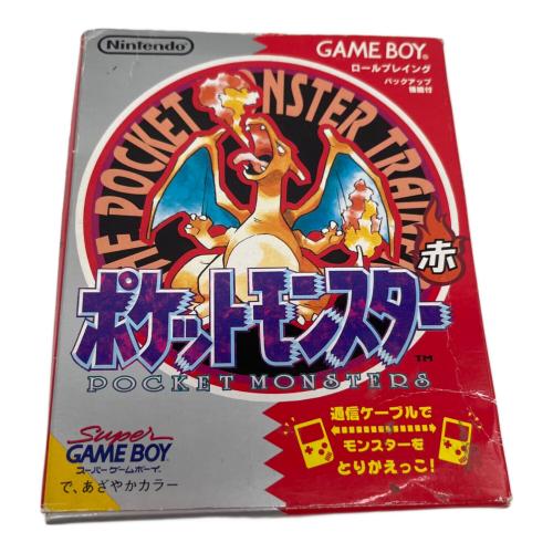 Nintendo (ニンテンドー) ポケットモンスター 赤 ゲームボーイ用ソフト -