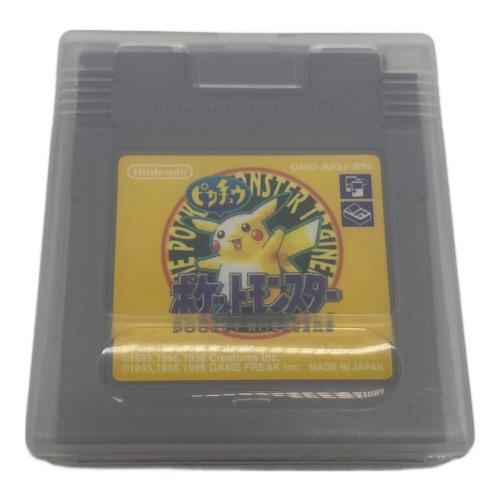 任天堂 (ニンテンドウ) ポケットモンスター ピカチュウ ゲームボーイ用ソフト -　黄色