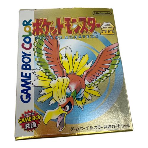 Nintendo ポケットモンスター 金 ゲームボーイ用ソフト -　