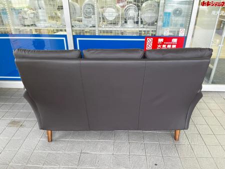 ニトリ 3人掛けソファー ブラック コウテイ3 Nシールド｜トレファクONLINE