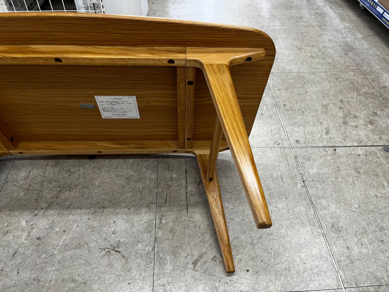 IDEE (イデー) ローテーブル 幅:約90㎝ ナチュラル IKI LOW TABLE