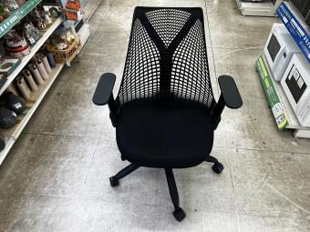 Herman Miller (ハーマンミラー) ワークチェアー ハイトアジャスダブルアーム/ランバーサポート無し ブラック セイルチェア