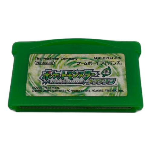 Nintendo (ニンテンドー) ポケットモンスター リーフグリーン ゲームボーイアドバンス用ソフト CERO A (全年齢対象)