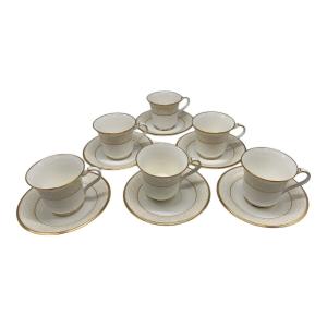 Noritake (ノリタケ) カップ&ソーサーセット ホワイトパレス
