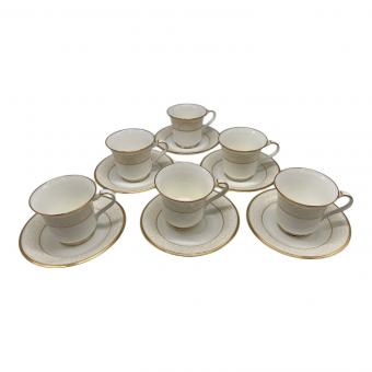 Noritake (ノリタケ) カップ&ソーサーセット ホワイトパレス