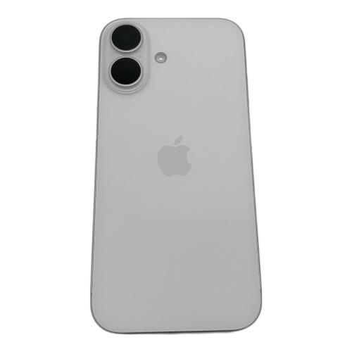 Apple (アップル) iPhone16 128GB ホワイト バッテリー：100％
