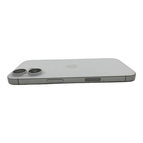 Apple (アップル) iPhone16 128GB ホワイト バッテリー：100％