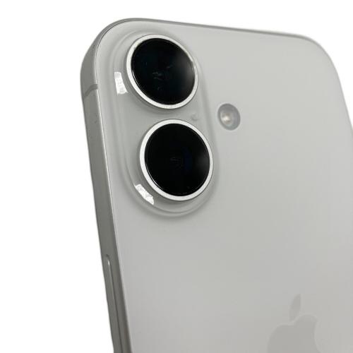 Apple (アップル) iPhone16 128GB ホワイト バッテリー：100％