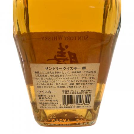 サントリー ピュアモルトウイスキー 膳 640ml｜トレファクONLINE