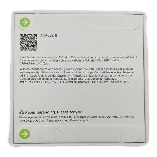 Apple (アップル) AirPods(第5世代) MKFW4J/A