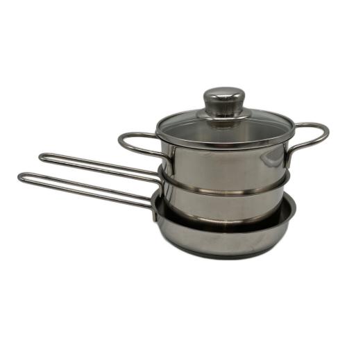Fissler (フィスラー) スナッキーセット ドイツ高級ブランド・GERMANY刻印・IH対応 シルバー