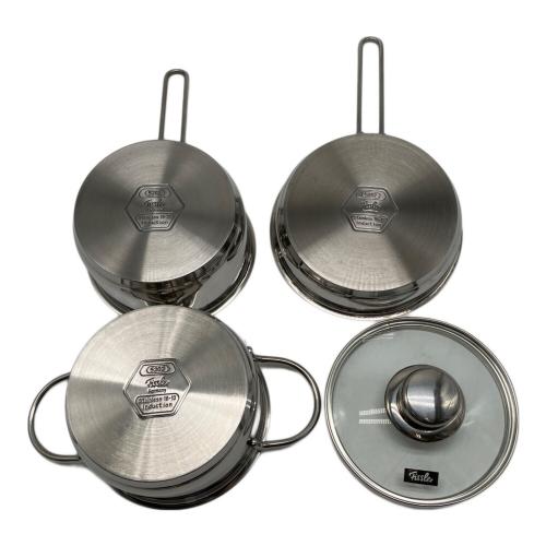 Fissler (フィスラー) スナッキーセット ドイツ高級ブランド・GERMANY刻印・IH対応 シルバー