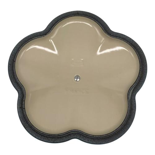 LE CREUSET (ルクルーゼ) 両手鍋 ターコイズ ブルー ココットフルール