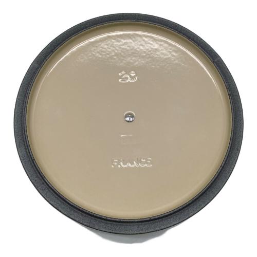 LE CREUSET (ルクルーゼ) 両手鍋 20cm グリーン ココット・ロンド