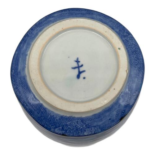 花瓶 青い花入れ @