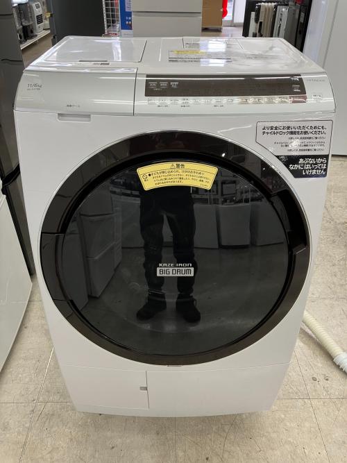 HITACHI (ヒタチ) ドラム式洗濯乾燥機 BD-SX110E 2020年製 動作確認済み キズ・シミ有