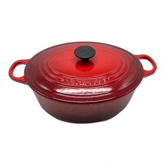 LE CREUSET (ルクルーゼ) 両手鍋 ココット・オーバル レッド