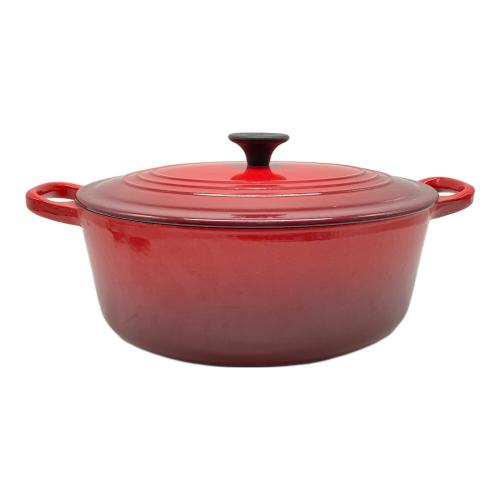 LE CREUSET (ルクルーゼ) 両手鍋 ココット・オーバル レッド