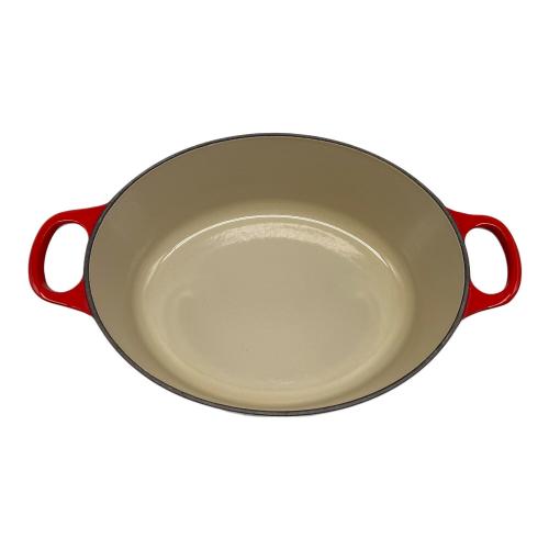 LE CREUSET (ルクルーゼ) 両手鍋 ココット・オーバル レッド