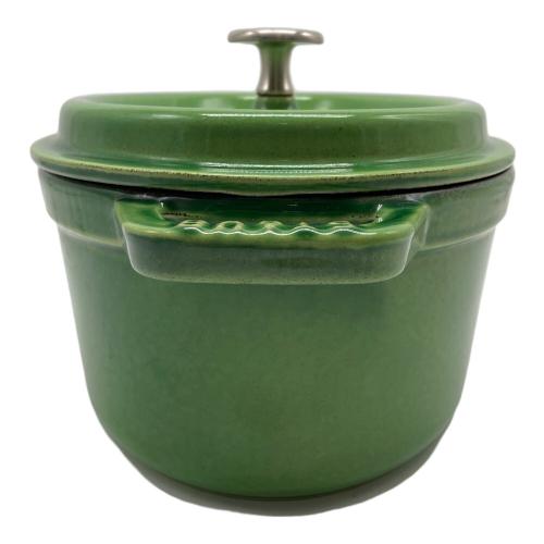 Staub (ストウブ) ピコ・ココット・オーバル グリーン 23cm